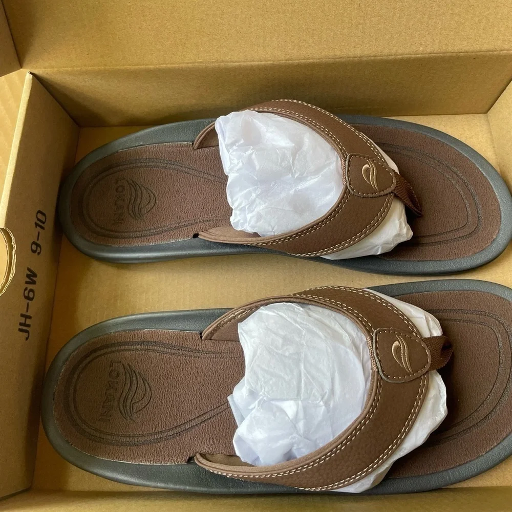 Women's Flip-Flops Coral Brown - Lokani